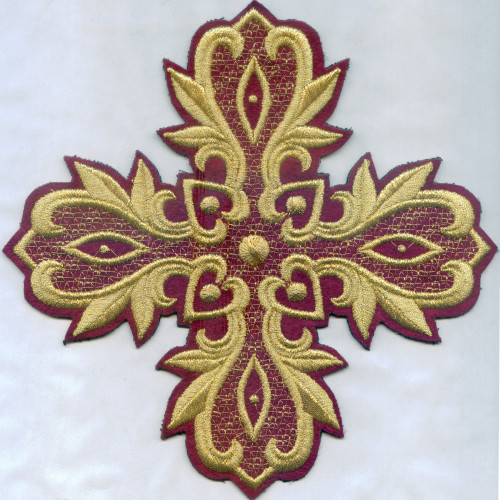 Golden-Cross-Patch